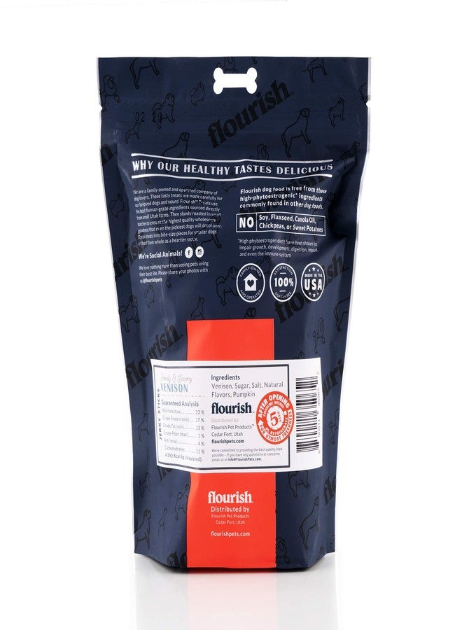 فلوريش أعواد لحم مجفف من فلوريش بيتس، مكافآت للكلاب، مضغ تدريب صحي (لحم غزال، حجم كبير) - Image 2